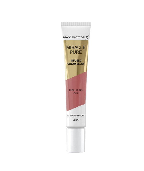 MAX FACTOR MIRACLE PURE MOISTURISING CREAM BLUSH 03 VINTAGE PEONY 15 ml Blush And Highligter Asetena Pa