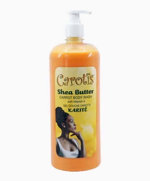 CAROTIS SHEA BUTTER CARROT BODY WASH WITH VITAMIN A 1000 ml Body Care Asetena Pa