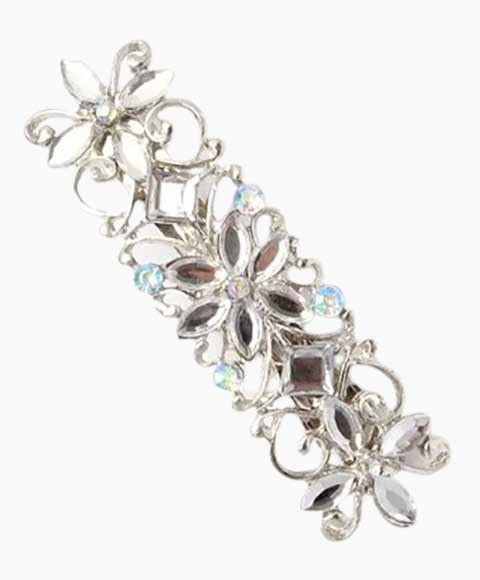 CRYSTAL BARRETTE 8525 9 cm Kids Hair Accessories Asetena Pa