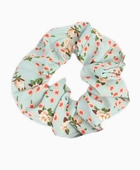 FLORAL PRINT REGULAR SCRUNCHIE 8390 Large Kids Hair Accessories Asetena Pa