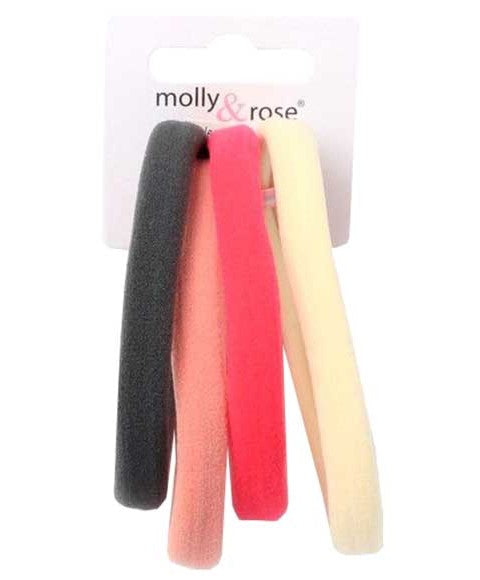 JERSEY ELASTIC BANDS 8100 D 6 pcs Color Assorted Kids Hair Accessories Asetena Pa