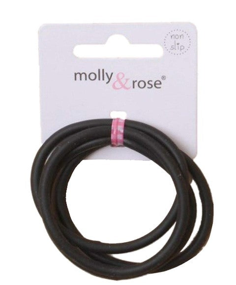 NON SLIP RUBBER HAIR GRIP 5883 Color Black Kids Hair Accessories Asetena Pa