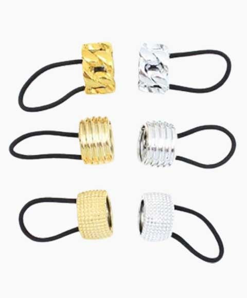 PLASTIC HAIR CUFF ON ELASTIC 8517 Hair Accessories Asetena Pa