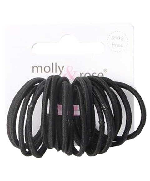 SMALL BLACK ELASTIC BANDS 9568 Kids Hair Accessories Asetena Pa