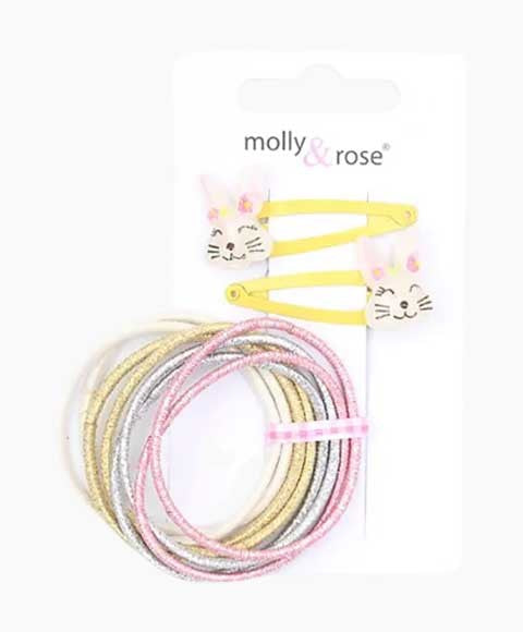 ANIMAL SLEEPIES AND ELASTICS SET Kids Hair Accessories Asetena Pa