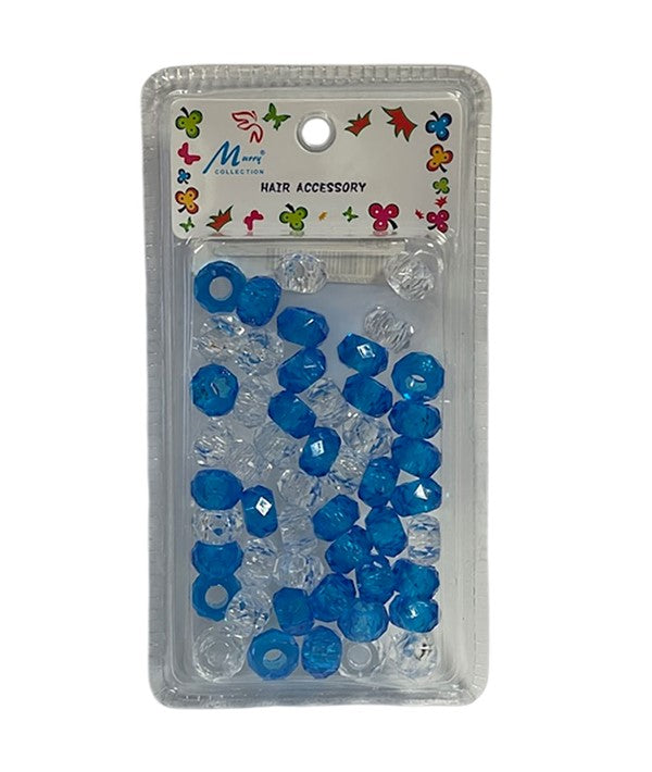 HAIR ACCESSORY BEADS B300BLU Hair Accessories Asetena Pa