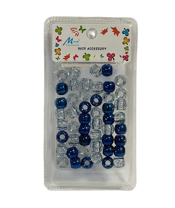 HAIR ACCESSORY BEADS MET22BLU Hair Accessories Asetena Pa