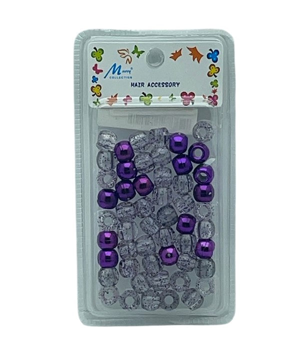 HAIR ACCESSORY BEADS MET22PUR Hair Accessories Asetena Pa