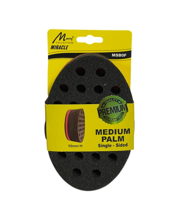 MIRACLE MEDIUM PALM SINGLE SIDED MSBOF Hair Brushes and Combs Asetena Pa