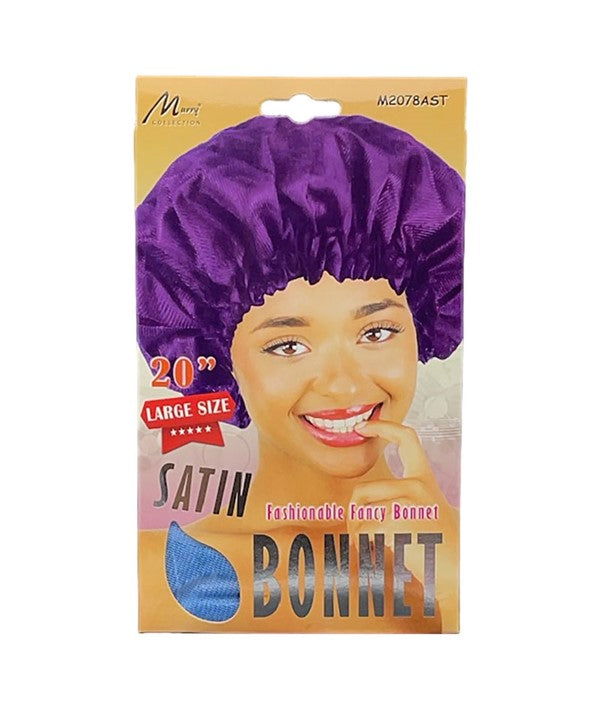 MURRY COLLECTION SATIN BONNET M2078AST "20" Large" Durags and Caps Asetena Pa