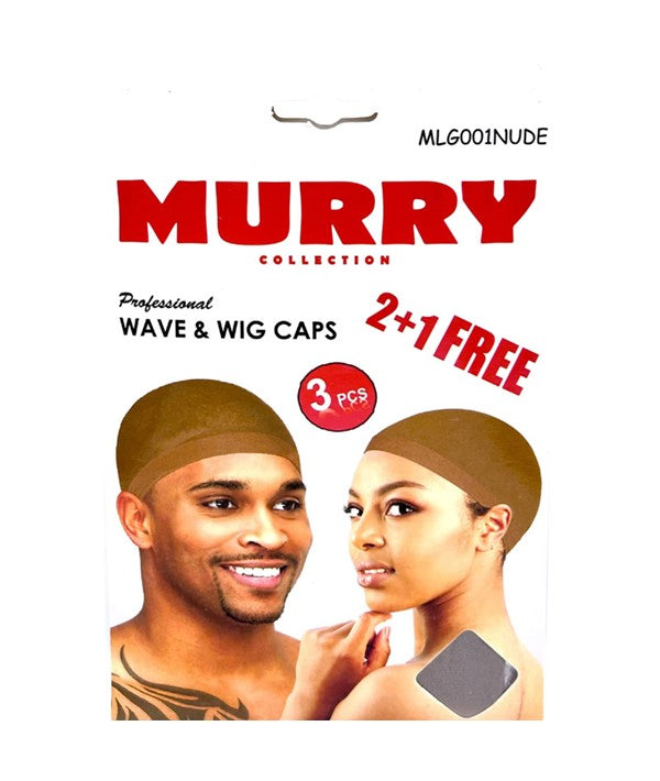 MURRY PROFESSIONAL WAVE AND WIG CAPS MLG001NUDE Color Nude Durags and Caps Asetena Pa