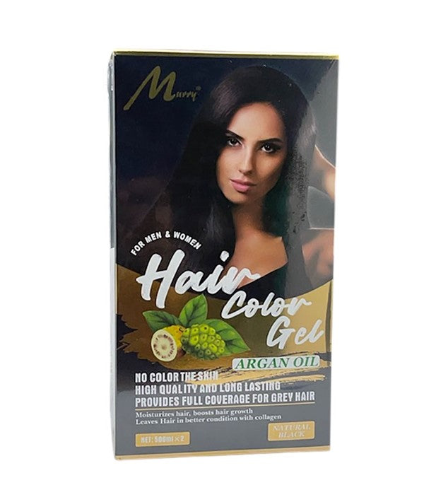 MURRY HAIR COLOR GEL 500mlx2 Color Dark Brown Treatments Asetena Pa