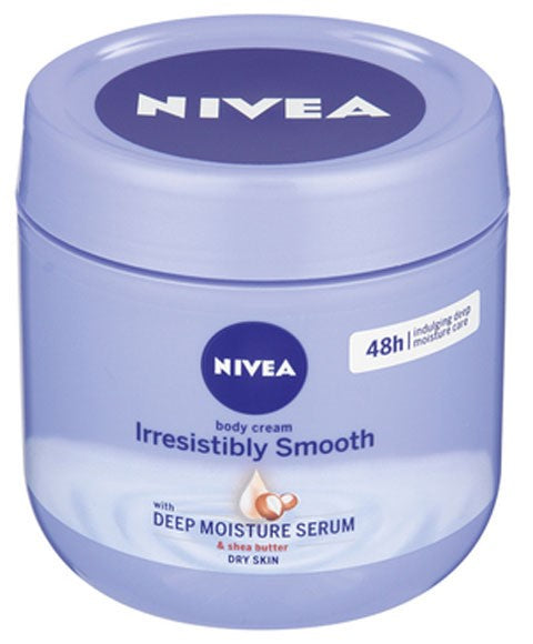 NIVEA IRRESISTIBLY SMOOTH SHEA BUTTER BODY CREAM 400 ml Skin Moisturizing Asetena Pa