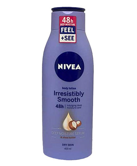 NIVEA IRRESISTIBLY SMOOTH SHEA BUTTER BODY LOTION 400 ml Skin Moisturizing Asetena Pa