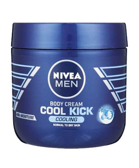 NIVEA MEN COOL KICK BODY CREAM 400 ml Skin Moisturizing Asetena Pa