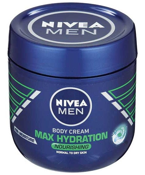 NIVEA MEN MAXIMUM HYDRATION BODY CREAM 400 ml Skin Moisturizing Asetena Pa