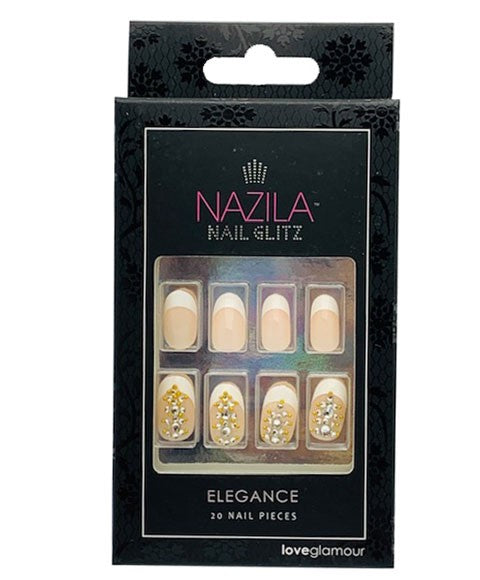 NAIL GLITZ LOVE GLAMOUR ELEGANCE 20 Nails Nails Asetena Pa