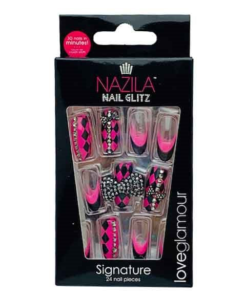 NAIL GLITZ LOVE GLAMOUR SIGNATURE 24 Nails Nails Asetena Pa