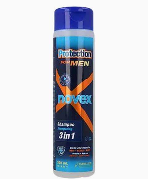 PROTECTION FOR MEN 3 IN 1 SHAMPOO 300 ml Shampoo Asetena Pa