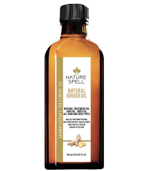 NATURAL GINGER OIL 150ml Sprays, Serums and Oils Asetena Pa