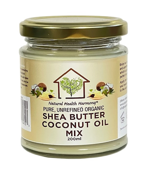 PURE UNREFINED ORGANIC SHEA BUTTER COCONUT OIL MIX 500 ml Sprays, Serums and Oils Asetena Pa