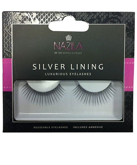 SILVER LINING LUXURIOUS EYELASHES Color Black Eye Makeup Asetena Pa