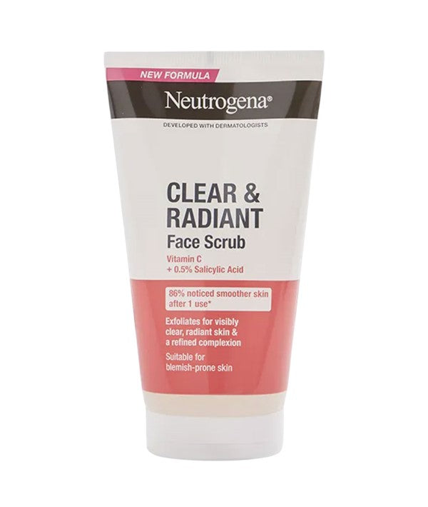 NEUTROGENA CLEAR AND RADIANT FACE SCRUB 150 ml Skin Wash Asetena Pa