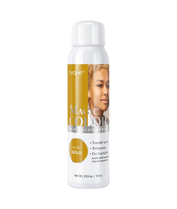 TYCHE MAGIC COLOR HAIR COLOR SPRAY GOLD 100 g Hair Color Asetena Pa