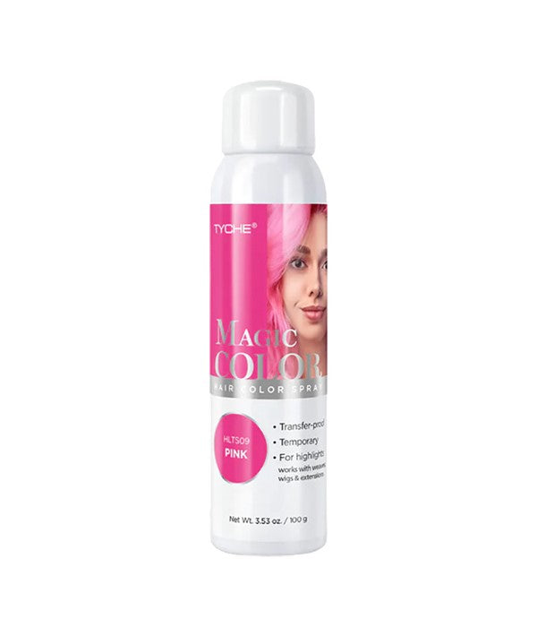 TYCHE MAGIC COLOR HAIR COLOR SPRAY PINK 100 g Sprays, Serums and Oils Asetena Pa