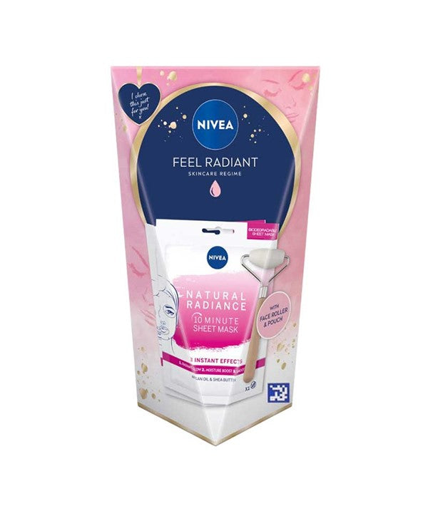 NIVEA FEEL RADIANT SKINCARE REGIME SHEET MASK Skin Wash Asetena Pa