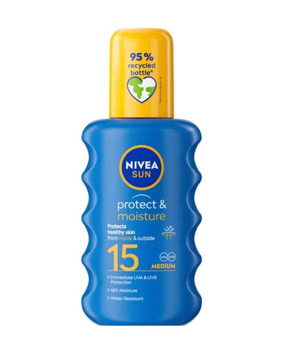 SUN PROTECT AND MOISTURE MEDIUM SPRAY 15 SPF 200 ml Skin Treatments Asetena Pa
