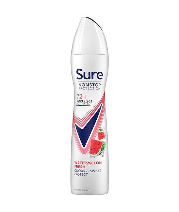 NONSTOP PROTECTION 72H BODY HEAT WATERMELON FRESH ANTI PERSPIRANT SPRAY 250 ml Body Care Asetena Pa