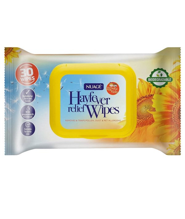 HAYFEVER RELIEF WIPES 30 Wipes Skin Wash Asetena Pa