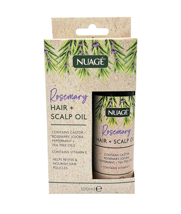 NUAGE ROSEMARY HAIR AND SCALP OIL 100ml Sprays, Serums and Oils Asetena Pa