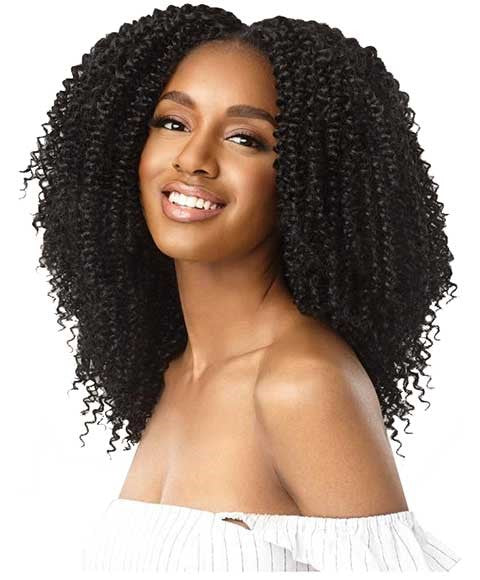 BIG BEAUTIFUL HAIR 4A KINKY CURLY CLIP IN 9 Pcs Color Chocolate Brown Tape In and Clip On Hair Extensions Asetena Pa