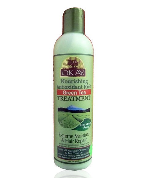 OKAY NOURISHING ANTIOXIDANT RICH GREEN TEA TREATMENT 237 ml Treatments Asetena Pa