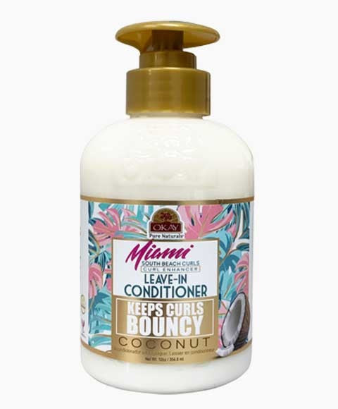 OKAY MIAMI KEEP CURLS BOUNCY COCONUT LEAVE IN CONDITIONER 354.8 ml Conditioner Asetena Pa