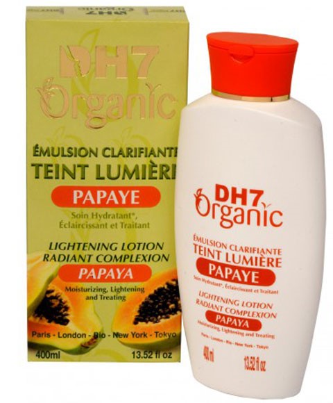 DH7 ORGANIC PAPAYA LIGHTENING LOTION 400 ml Skin Moisturizing Asetena Pa
