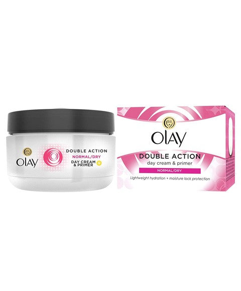 OLAY DOUBLE ACTION DAY CREAM Color Normal Dry Skin Moisturizing Asetena Pa