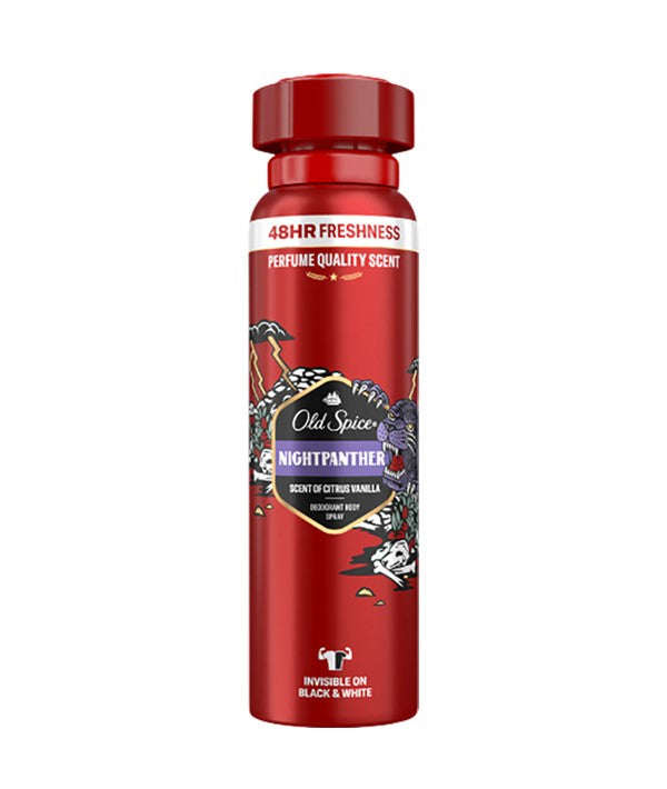 OLD SPICE NIGHT PANTHER DEODORANT BODY SPRAY 150ml Body Care Asetena Pa