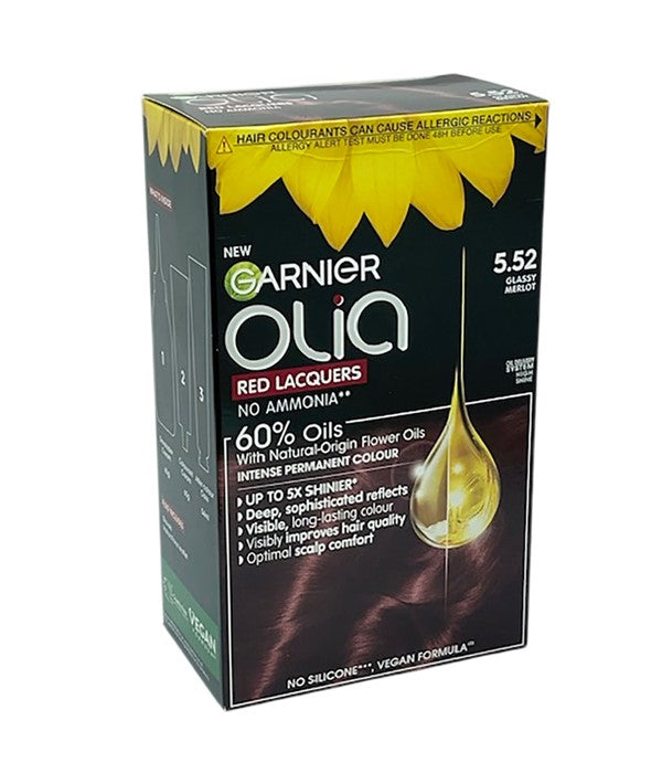 OLIA RED LACQUERS INTENSE PERMANENT HAIR COLOR 552 GLASSY MERLOT Hair Color Asetena Pa