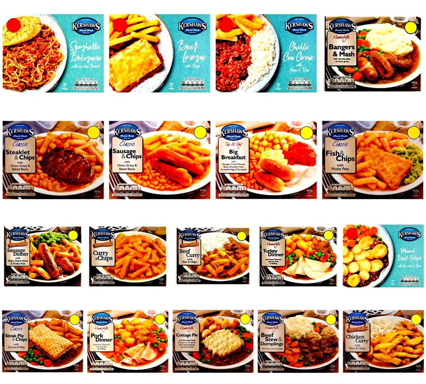 Kershaws Healthy 18 Pack Ready Meal Combo Bundles, High Protein Plant-Based Meals Tiktok Ready Meals Asetena Pa