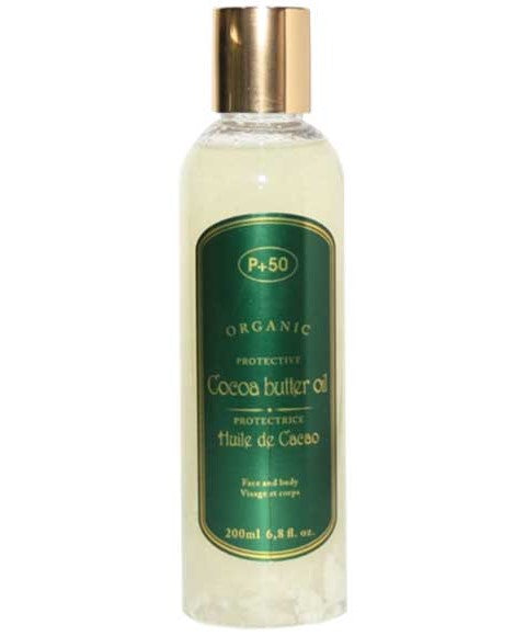 ORGANIC PROTECTIVE COCOA BUTTER OIL 200 ml Skin Moisturizing Asetena Pa