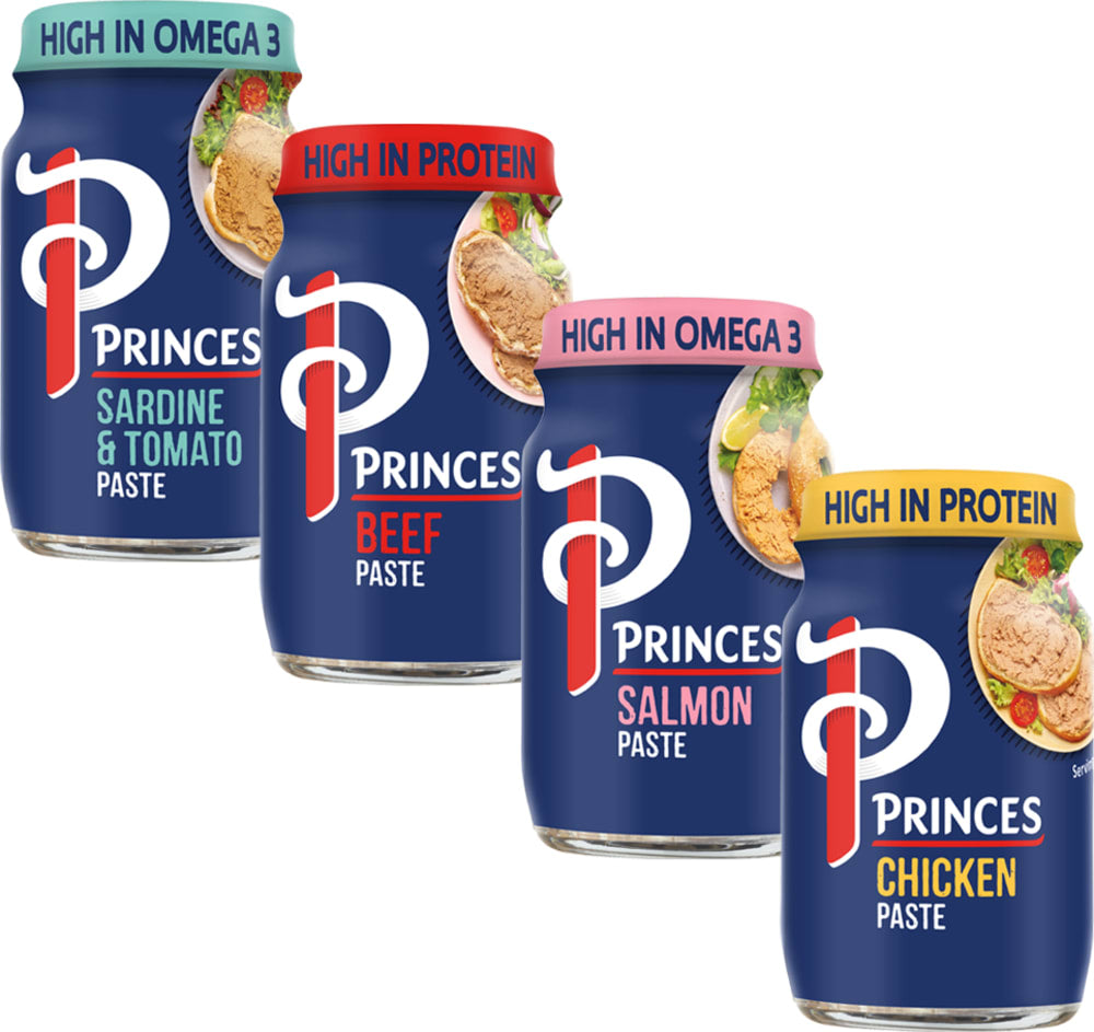 Princes Assorted Paste 12x75g