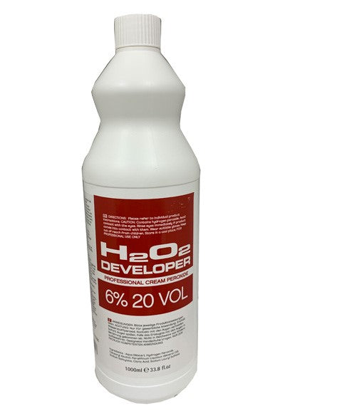 H2O2 DEVELOPER PROFESSIONAL CREAM PEROXIDE 1000 ml Color 12% 40 VOL Hair Color Asetena Pa