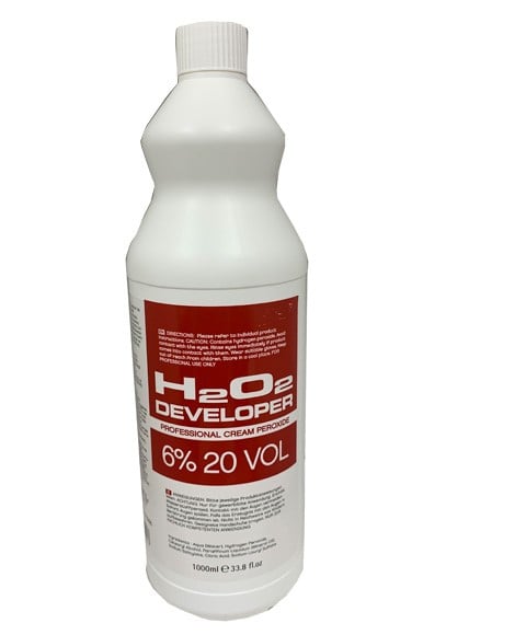 H2O2 DEVELOPER PROFESSIONAL CREAM PEROXIDE 1000 ml Color 3 % / 10 Volume Hair Color Asetena Pa