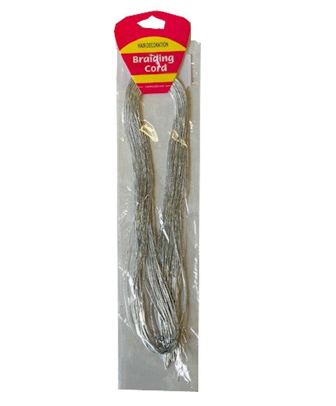 MAGIC COLLECTION BRAIDING CORD BC002 SILVER Kids Hair Accessories Asetena Pa
