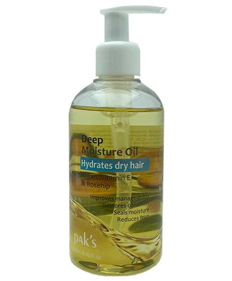 DEEP MOISTURE OIL HYDRATES DRY HAIR 250 ml Sprays, Serums and Oils Asetena Pa