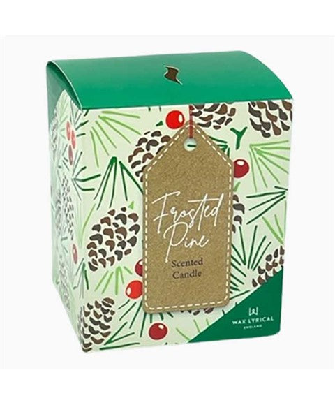 FROSTED PINE SCENTED CANDLE 132 g Candles Asetena Pa