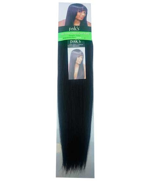 PAKS HAIR HH YAKI NATURAL WEAVE 8 Color 1 Human Hair Bundles Asetena Pa